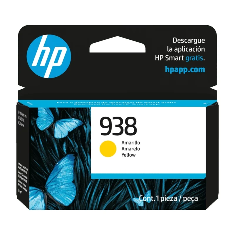HP Cartucho de Tinta Original HP 938 para OfficeJet Pro, 4S6X