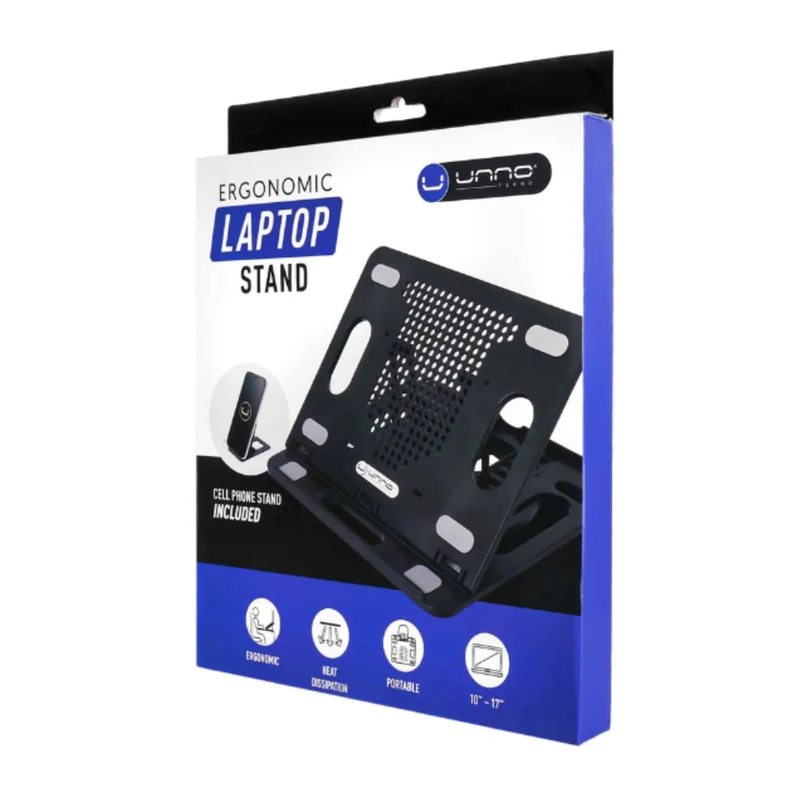 Unno Tekno Base Ergonómica para Laptop 17", NC6115BK