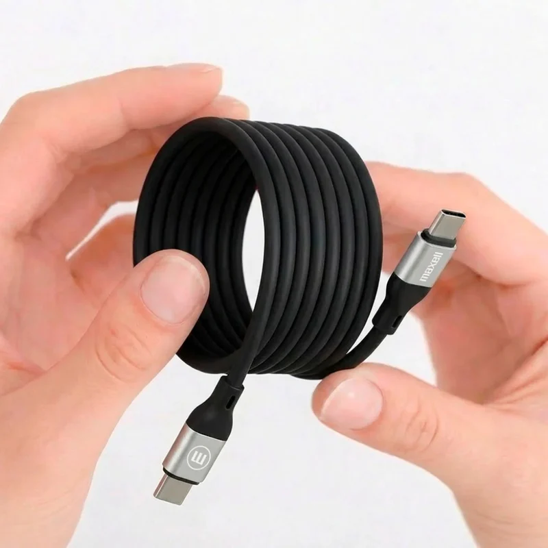 Maxell Cable Magnético de Carga USB-C a USB-C 60 W