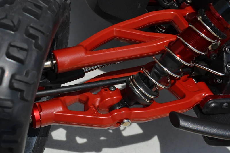 RPM Triangles avant Droit Rouge Arrma 6S (x2) 81609