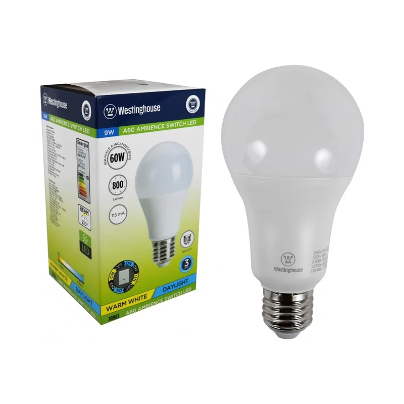 Westinghouse Bombillo Led Tres Colores A60 9W