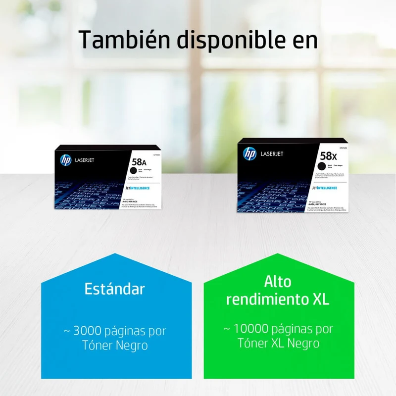 HP Cartucho de Tóner de Tinta Original Negro 58x (CF258X)