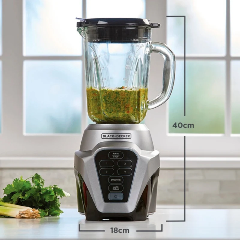 Black & Decker Licuadora Digital Frasco de Vidrio 700W BL0976-1MDLA, Caja Abierta