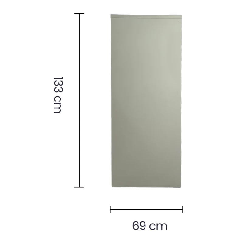 Continental Archivero Metálico Vertical con Caja de Seguridad 4 Gavetas