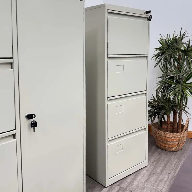 Continental Archivero Metálico Vertical con Caja de Seguridad 4 Gavetas