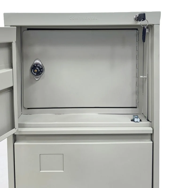 Continental Archivero Metálico Vertical con Caja de Seguridad 4 Gavetas