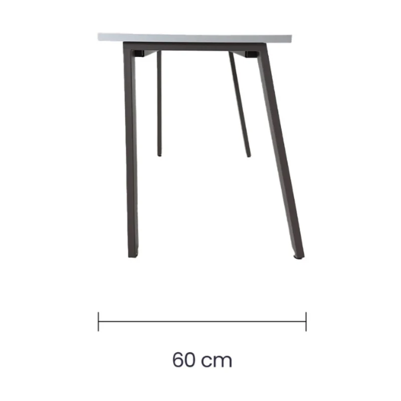 Continental Escritorio Rectangular Blanco 150x75x60Cm