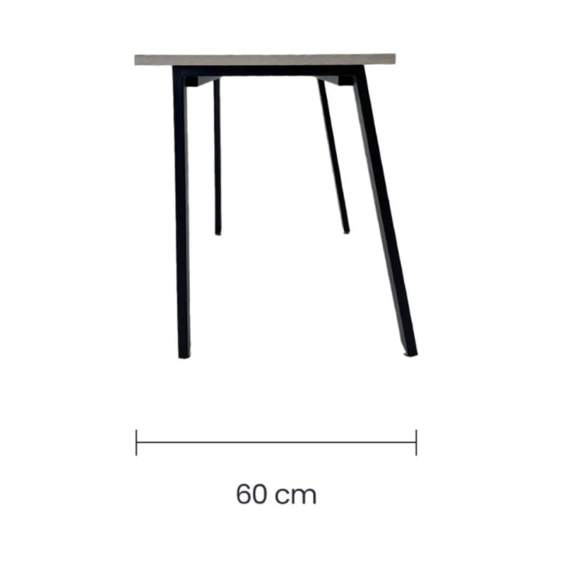Continental Escritorio Rectangular Blanco 150x75x60Cm