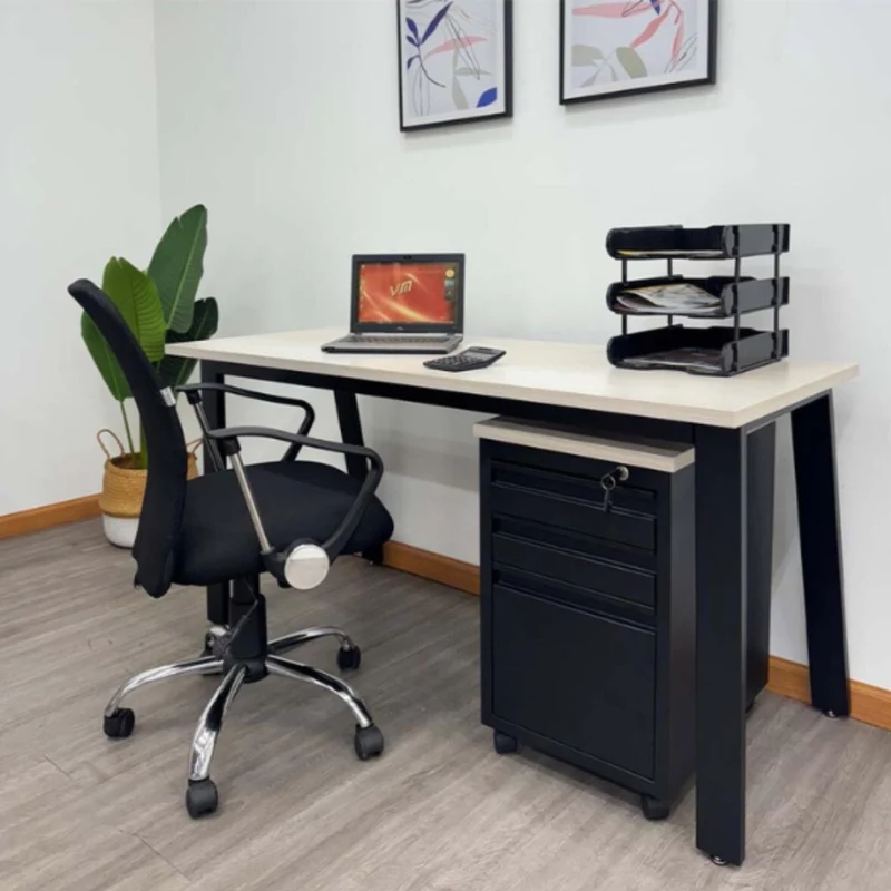 Continental Escritorio Rectangular Blanco 150x75x60Cm