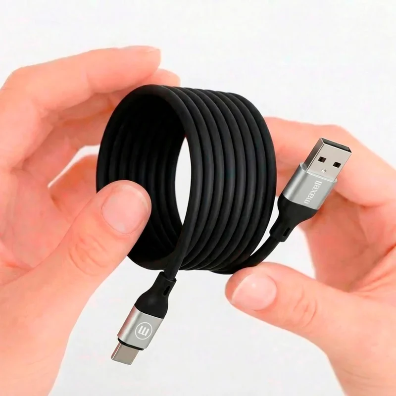 Maxell Cable Magnético de Carga USB-A a USB-C 60 W, 348701