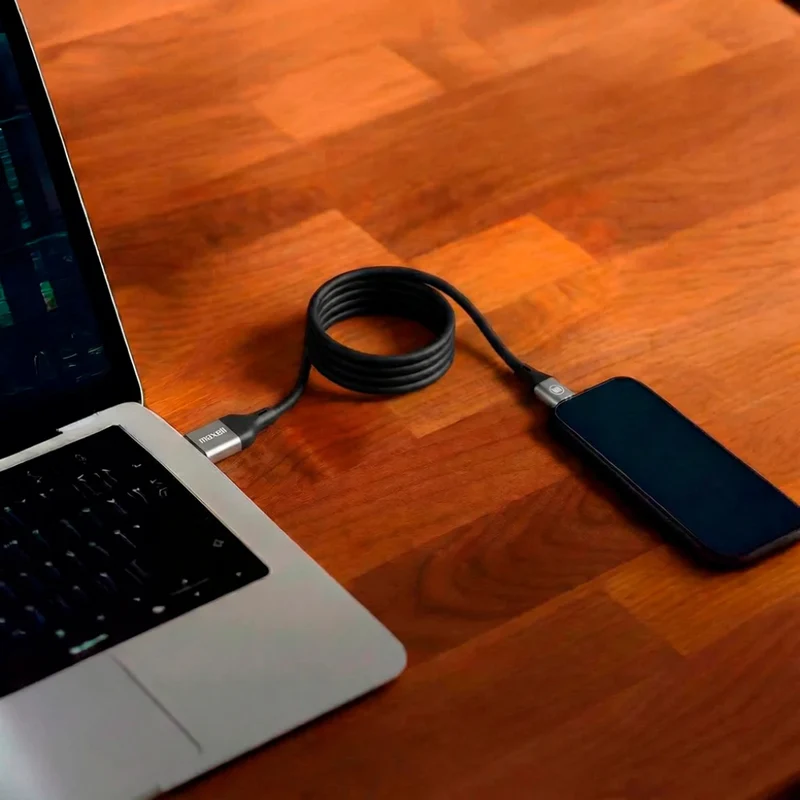Maxell Cable Magnético de Carga USB-A a USB-C 60 W, 348701