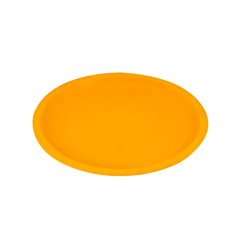 Plato Trinche Redondo 22cm color Amarillo