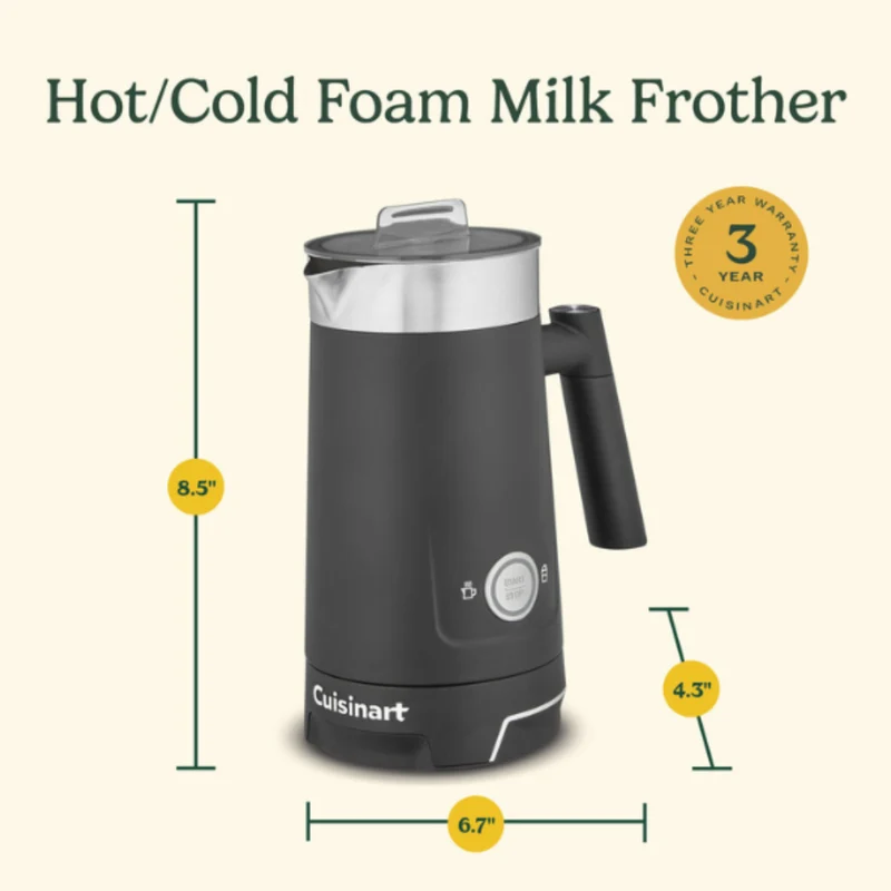 Cuisinart Espumador de Leche Eléctrico 237 ml, FR-16