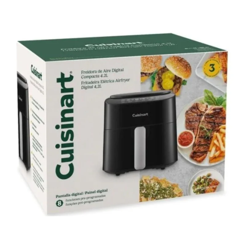 Cuisinart Freidora de Aire Digital 4.2 Litros Air-370, AIR370BRFP