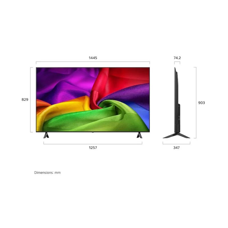 LG Pantalla 65" Nano 4K UHD AI Smart NU80 2026, 65NU800BPSB
