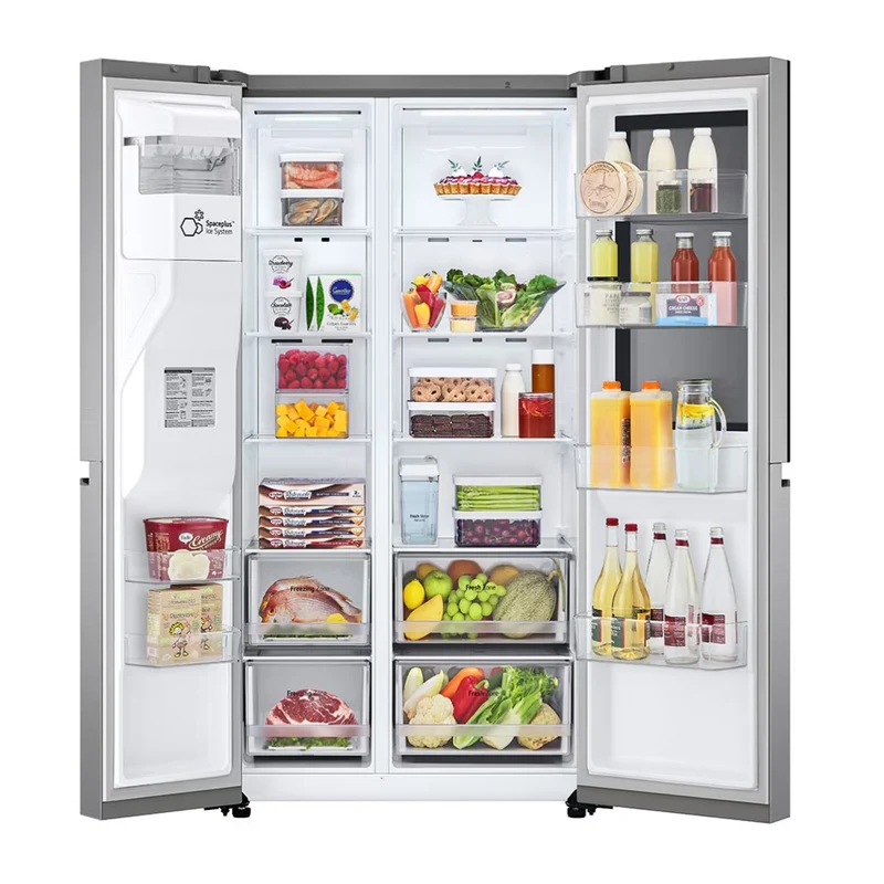 LG Refrigeradora Side by Side 27.1 Pies Cúbicos ThinQ InstaView, VS27GNID