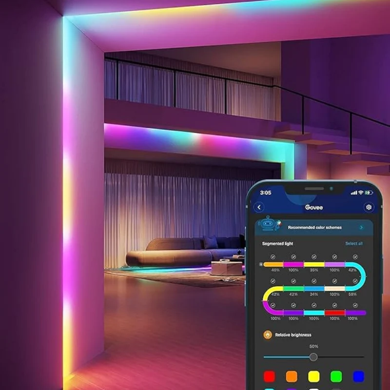 Govee Luces H612A Basic Wifi 5 Metros, H612AAD110M