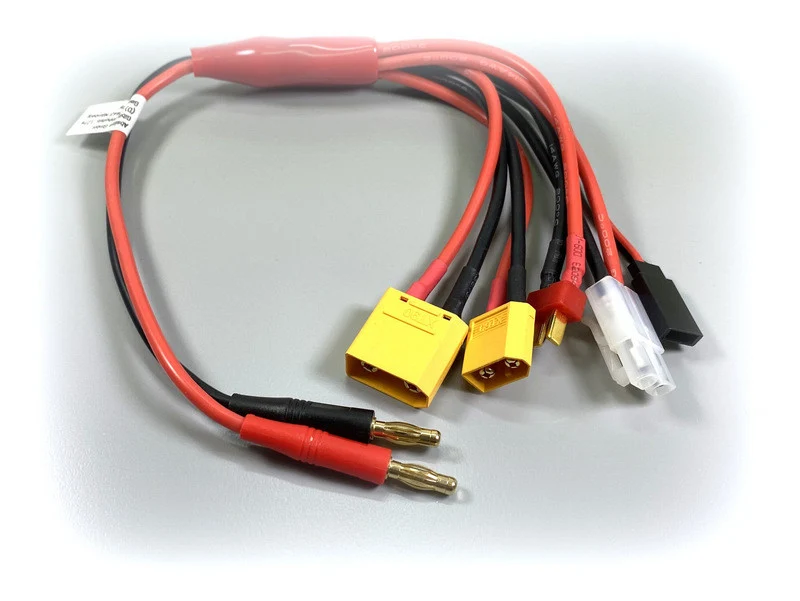 Absima Cordon de charge 5en1 XT90/XT60/Dean/JR/Tamiya 3040046
