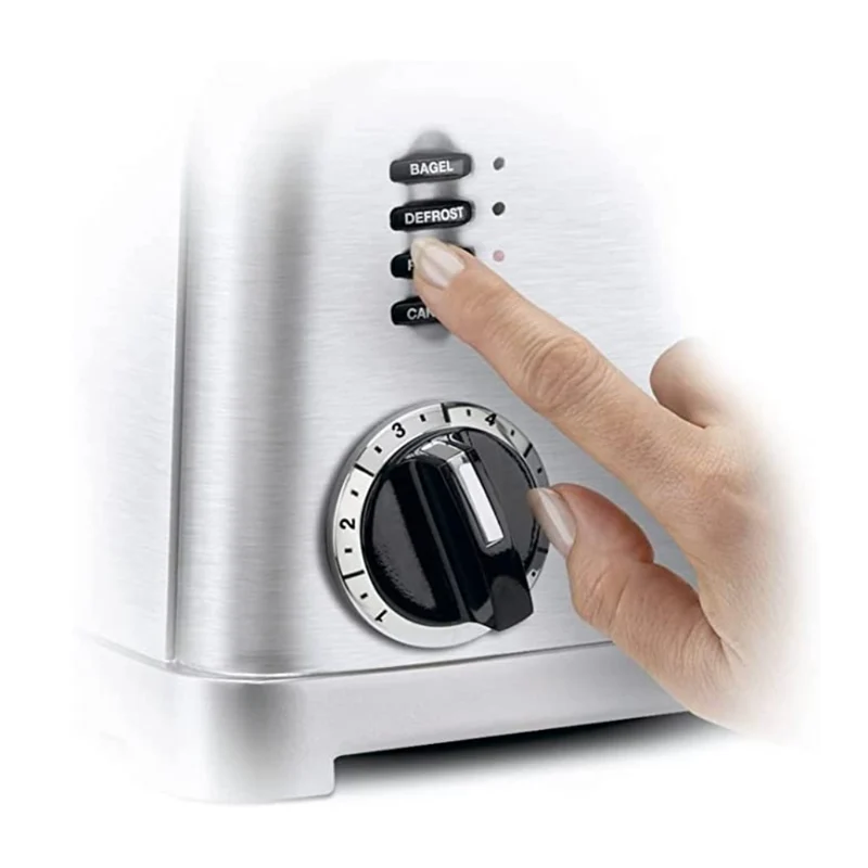 Cuisinart Tostador de Pan Acero Inoxidable 2 Rebanadas (CPT160P1)