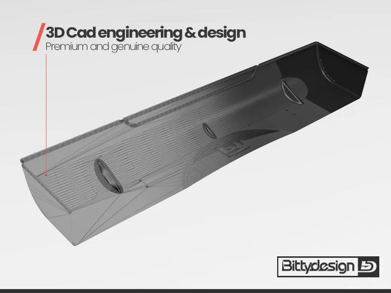 Bittydesign Aileron hard 1900mm Stock Spec BDRW-190STK