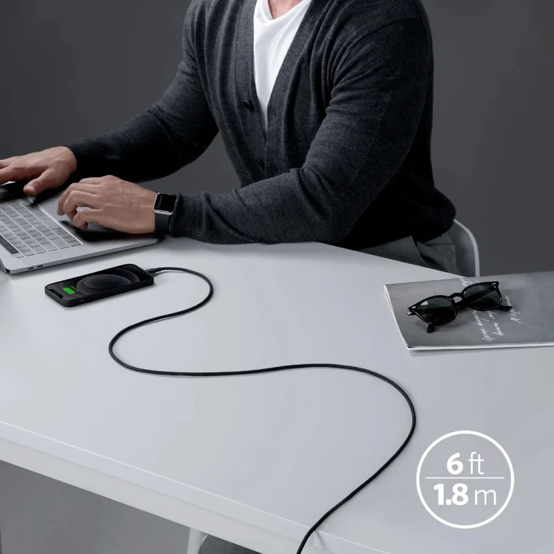 Anker Cable de Carga PowerLine III Flow USB-C a Lightning, 6 Pies