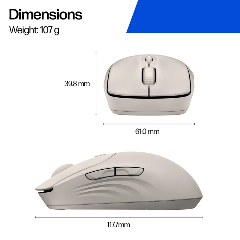 HP Mouse Inalámbrico Silencioso 400