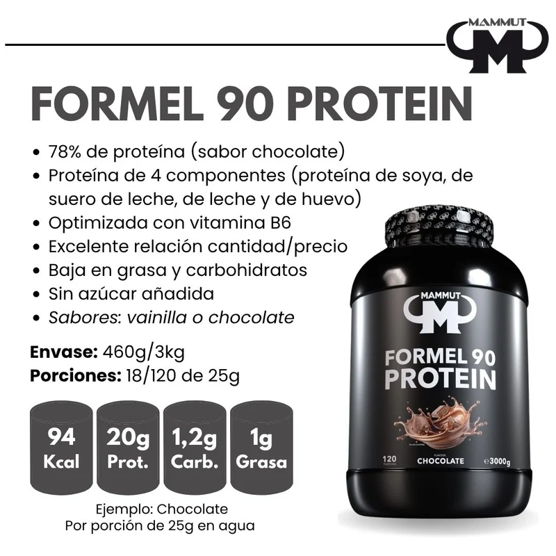 Mammut Formula 90 Proteína, Chocolate
