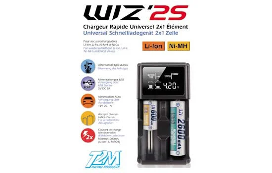 T2M Chargeur rapide universel Wiz 2S T1247