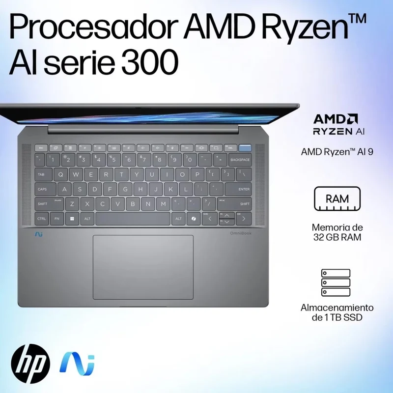 HP Laptop 14" OmniBook Ultra 14-FD0001LA, B84FFLA#ABM