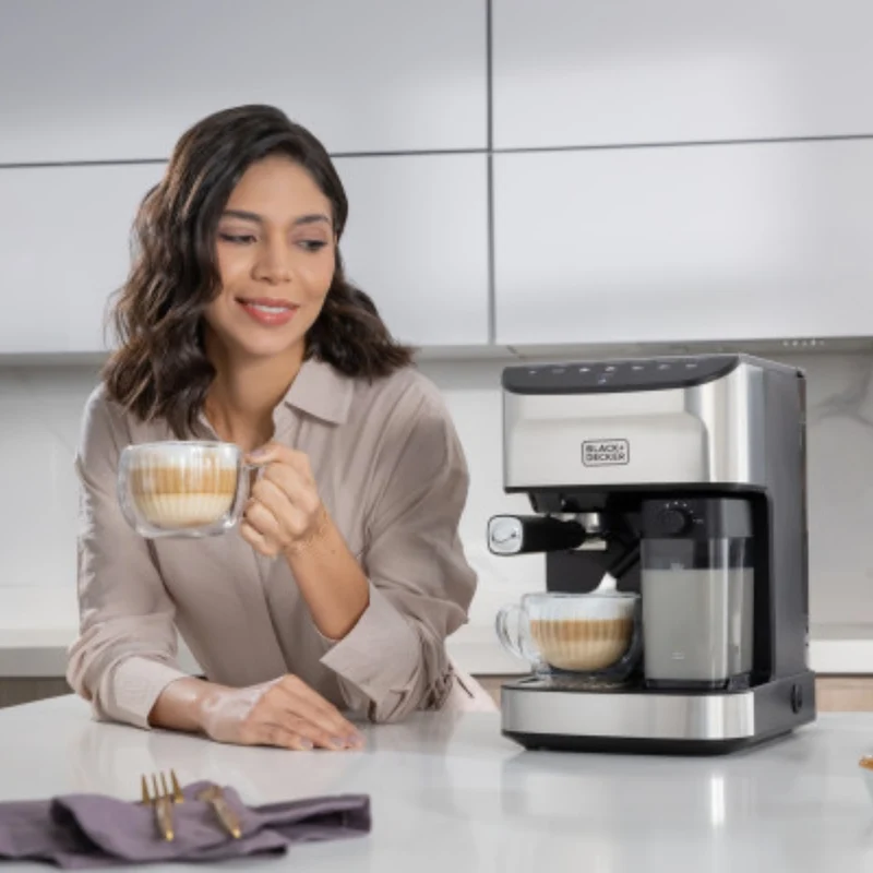 Black & Decker Máquina para Café Espresso Semiautomática, EM0412-1SDLA