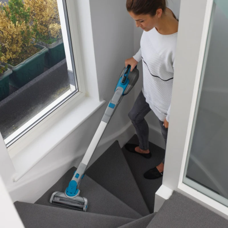 Black & Decker Aspiradora Inalámbrica Portátil con Brazo de Extensión, HFEJ415JWMF22-B3