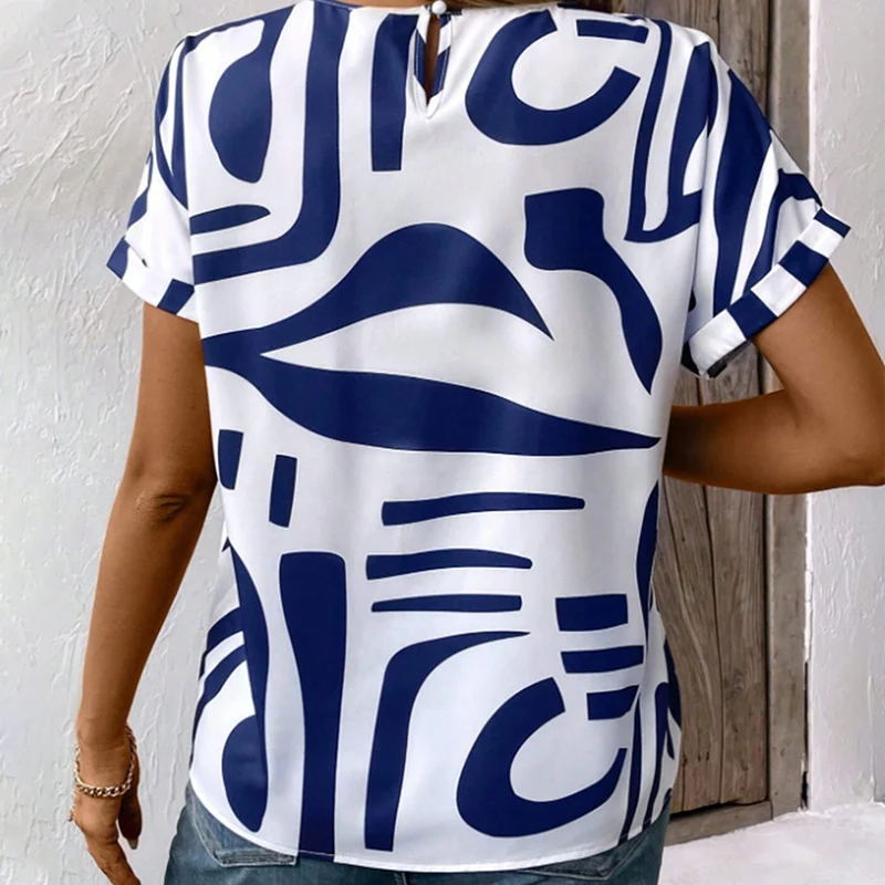 Camiseta casual de manga corta para mujer-ES