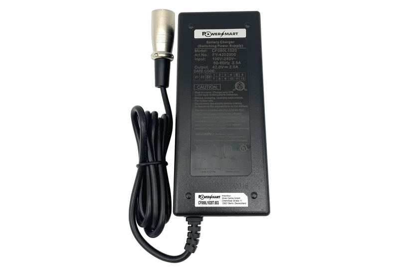 Ladegerät für Prophete SideClick Akkus 36V/2A (XLR 3-polig)