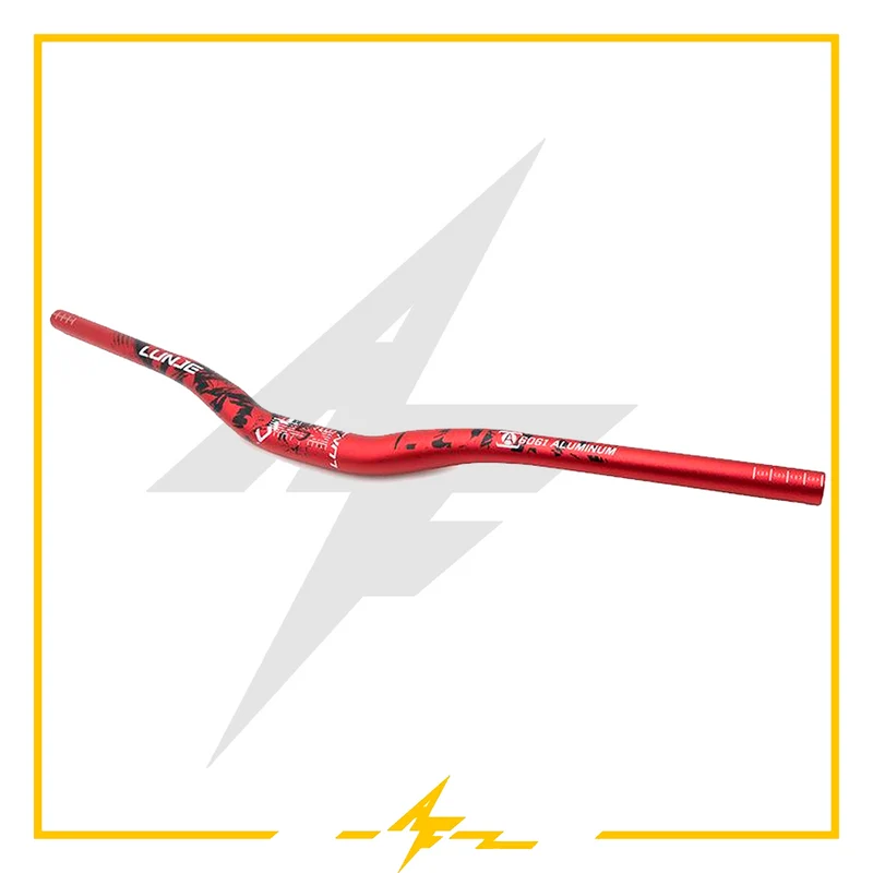 Manillar 720mm Elevación 25mm rojo para patinete eléctrico – ¡Explota de color y comodidad con AF SCOOTERS
