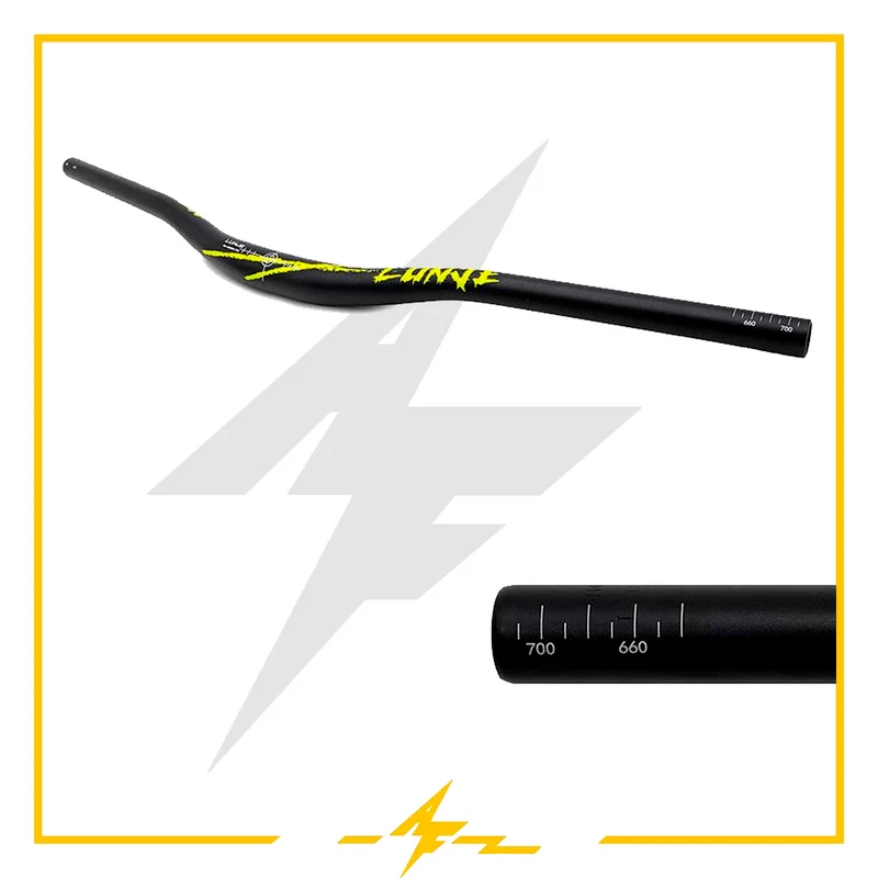Manillar 720mm elevación 25mm negro neon fluor para patinete eléctrico – ¡Tu patinete merece brillar como tú!