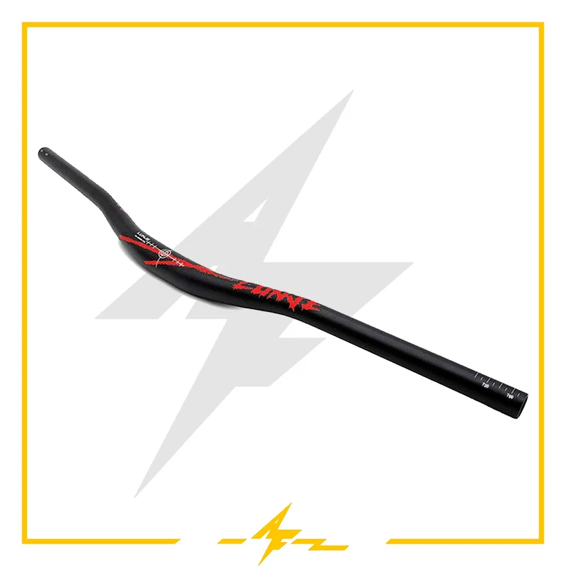 Manillar de 780mm con elevación 25mm negro rojo para patinete eléctrico – ¡Domina las calles con estilo desde AF SCOOTERS!