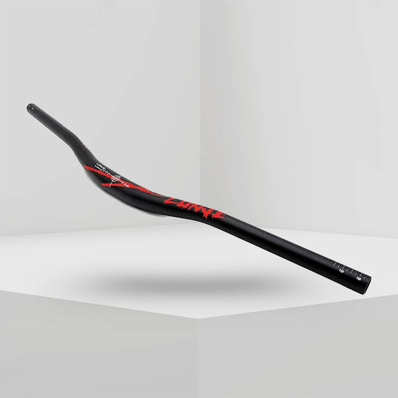 Manillar de 780mm con elevación 25mm negro rojo para patinete eléctrico – ¡Domina las calles con estilo desde AF SCOOTERS!