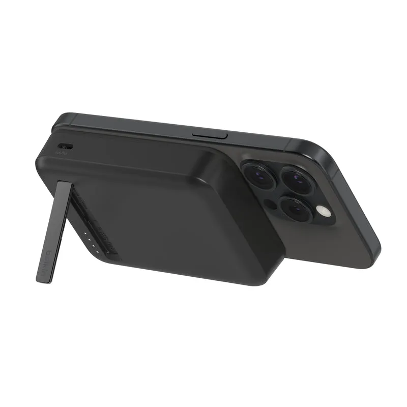 Batería externa de 10,000 mAh Qi2 MagSafe con soporte de Belkin - Negro