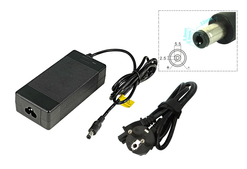 Hochwertiges E-Bike Ladegerät 24V 2,0A für Akkus von Phylion (2 Pin) (DC 5,5×2,5mm)