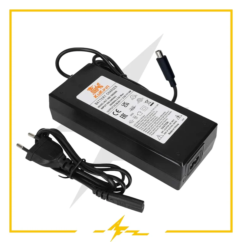 Cargador original 58.8V 2A para patinete eléctrico Kukirin G3 PRO – potencia y seguridad garantizadas