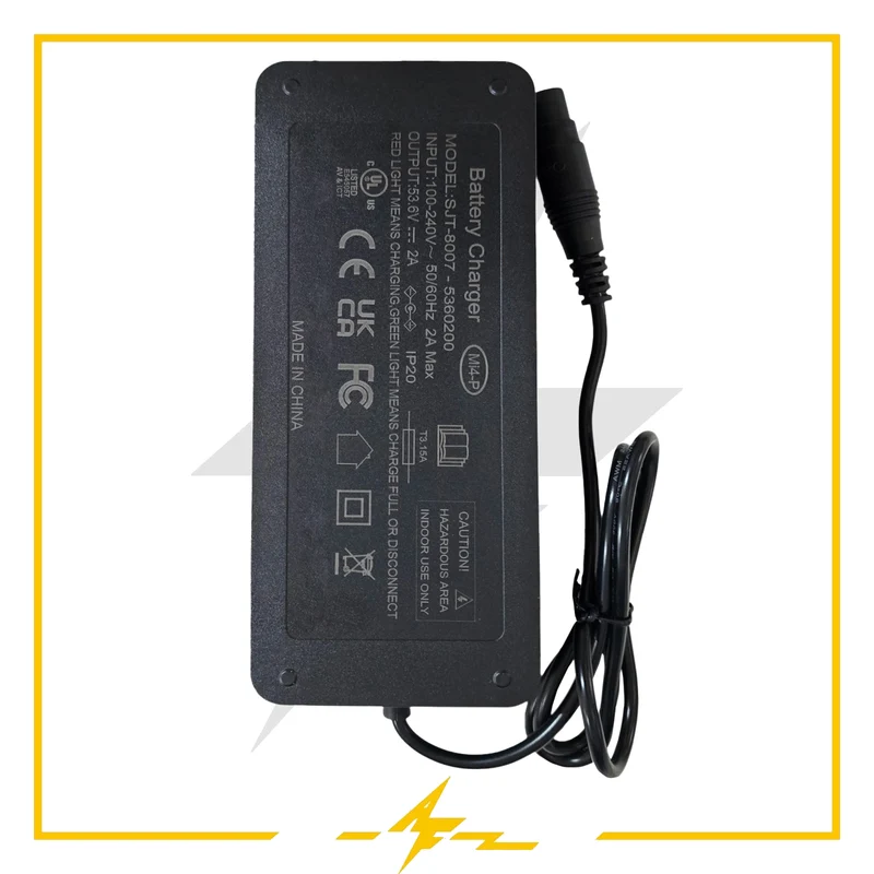 Cargador 48V 2A compatible con Xiaomi con conector MI4 PRO MAX/PLUS – carga rápida y segura para tu patinete eléctrico