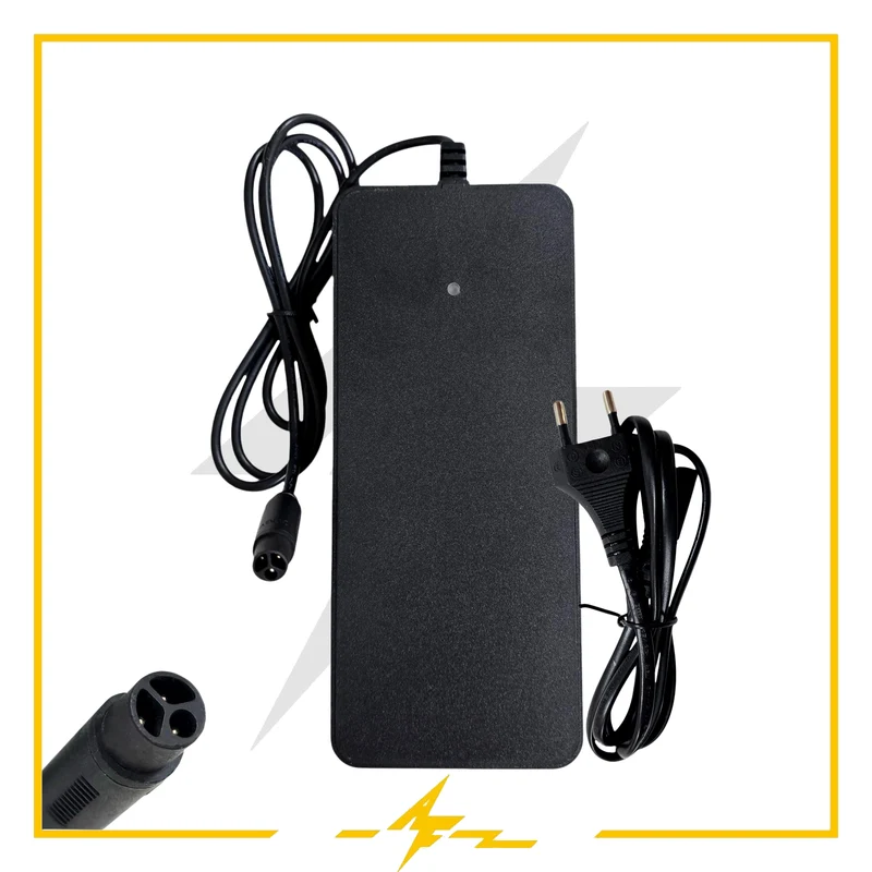 Cargador 54,6V 2A para patinete eléctrico Smartgyro Crossover Dual Max 2 y Cecotec Bongo Y65