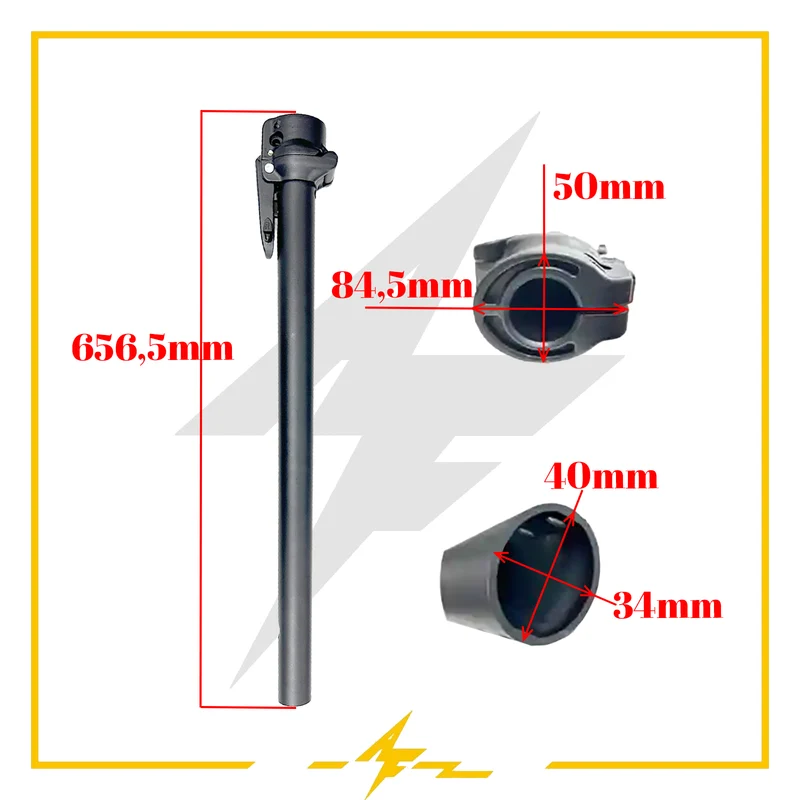 Mástil de repuesto para patinete eléctrico copia de Xiaomi – Recambio resistente y seguro en AF SCOOTERS