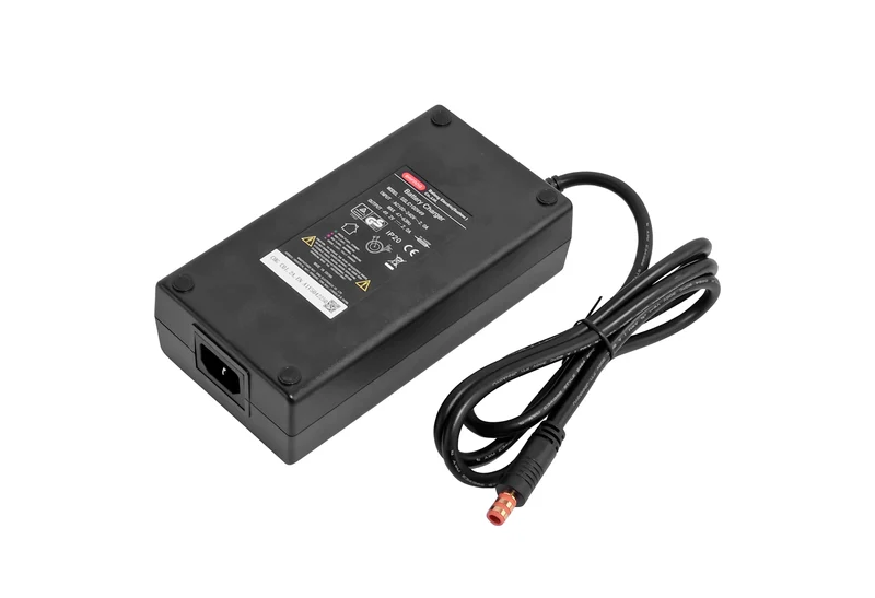 Original 49,2V/2A Bafang Ladegerät passend für Bafang E-Bike Akku, mit orangem Bafang Hohlstecker