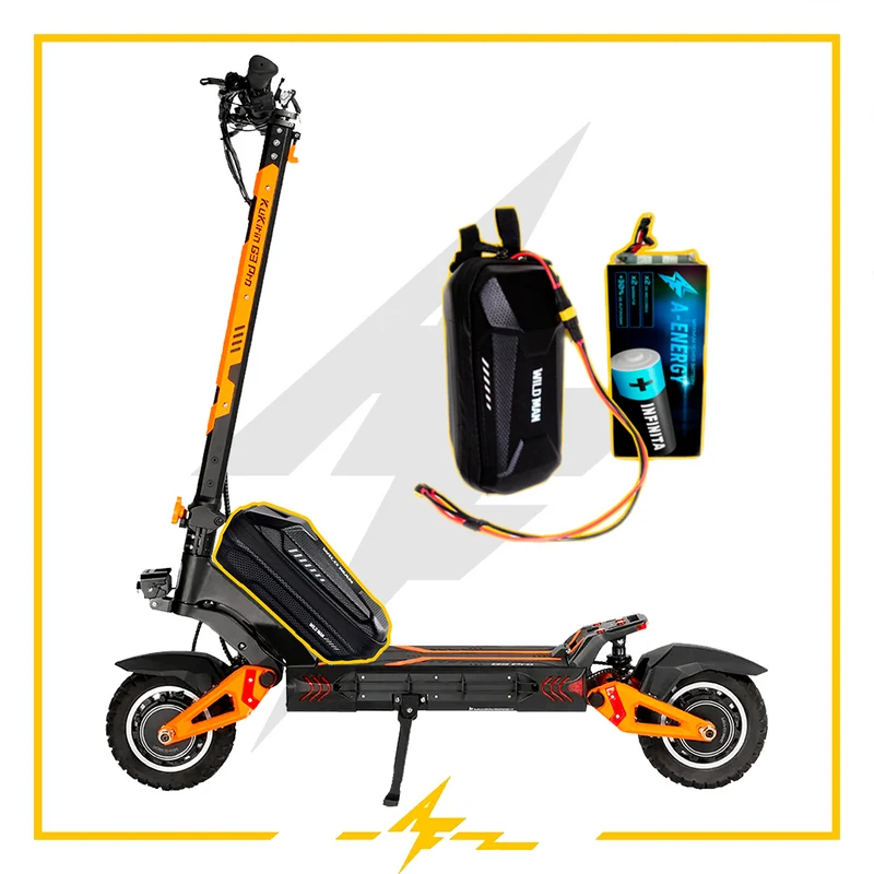 Batería de autonomía 52V para patinete eléctrico Kukirin G3 Pro – Instalación fácil y autonomía superior con AF SCOOTERS