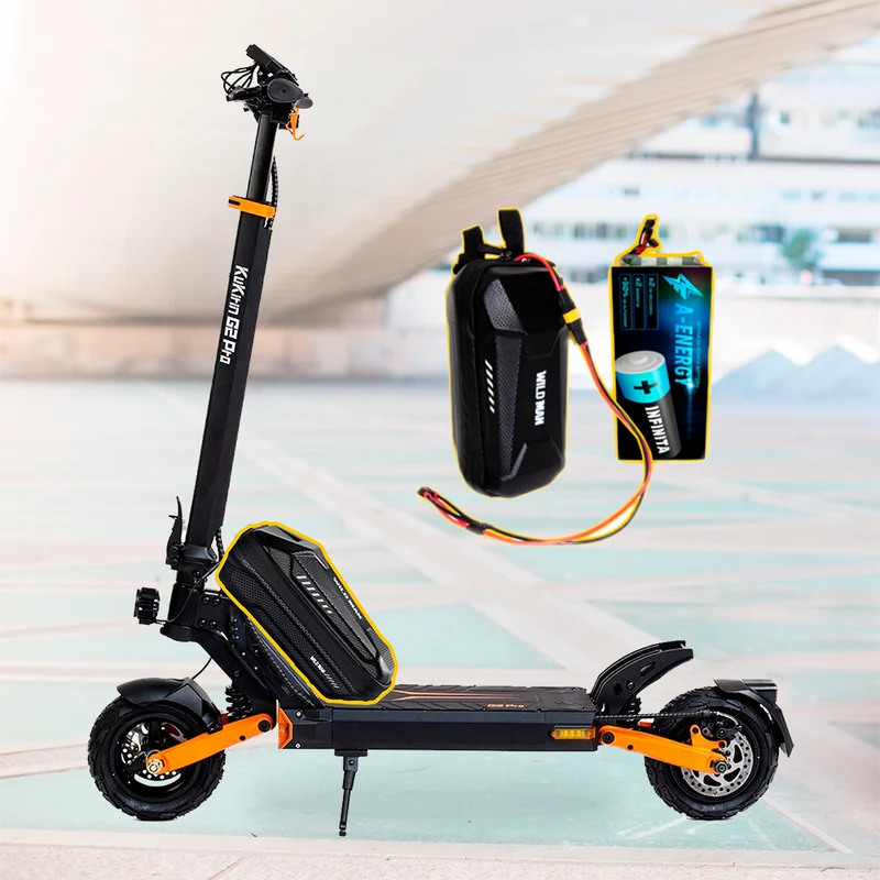 Batería externa de autonomía 48V para patinete eléctrico Kukirin G2 Pro – Instalación fácil y autonomía superior con AF SCOOTERS