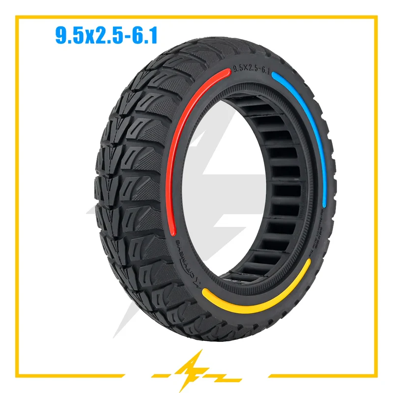 Rueda maciza 9,5×2,5 – ¡Adiós pinchazos, hola aventuras en tu patinete eléctrico!
