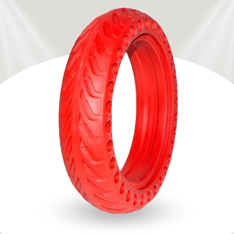 Rueda maciza 8,5×2 agujereada roja para patinete eléctrico Xiaomi – ¡Adiós pinchazos, hola estilo eléctrico!