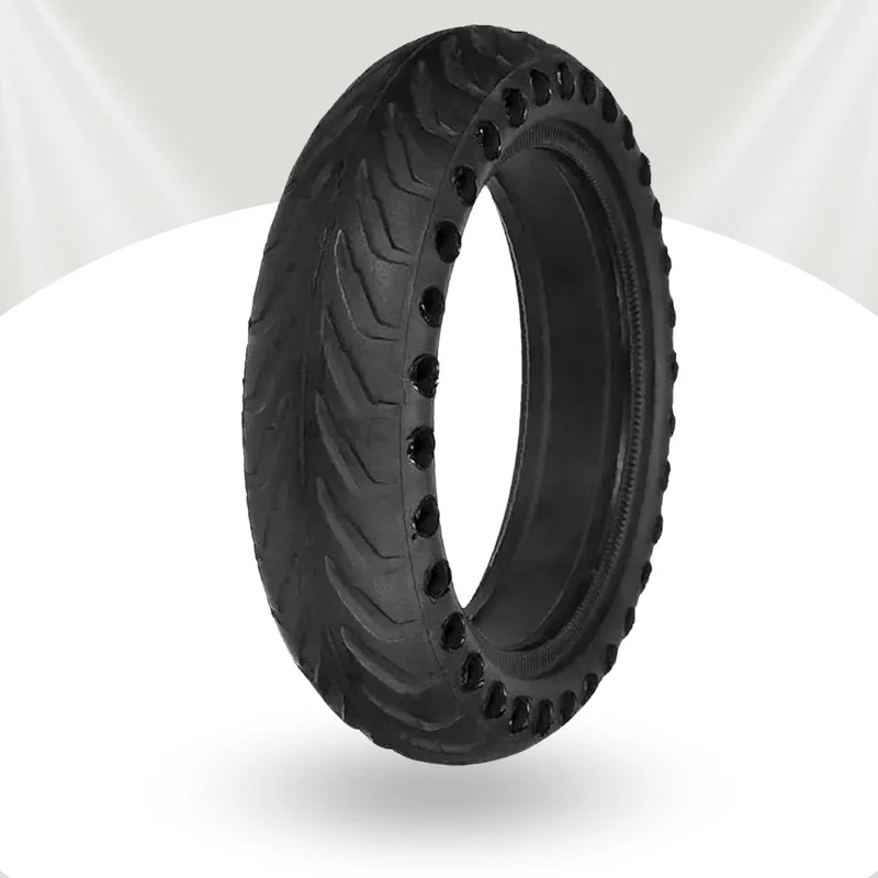 Rueda maciza 8,5×2 agujereada negra para patinete eléctrico Xiaomi – ¡Adiós pinchazos!
