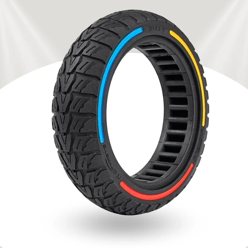 Rueda maciza 10×2,5-7 para patinete eléctrico – ¡Sin pinchazos y con mucho estilo!